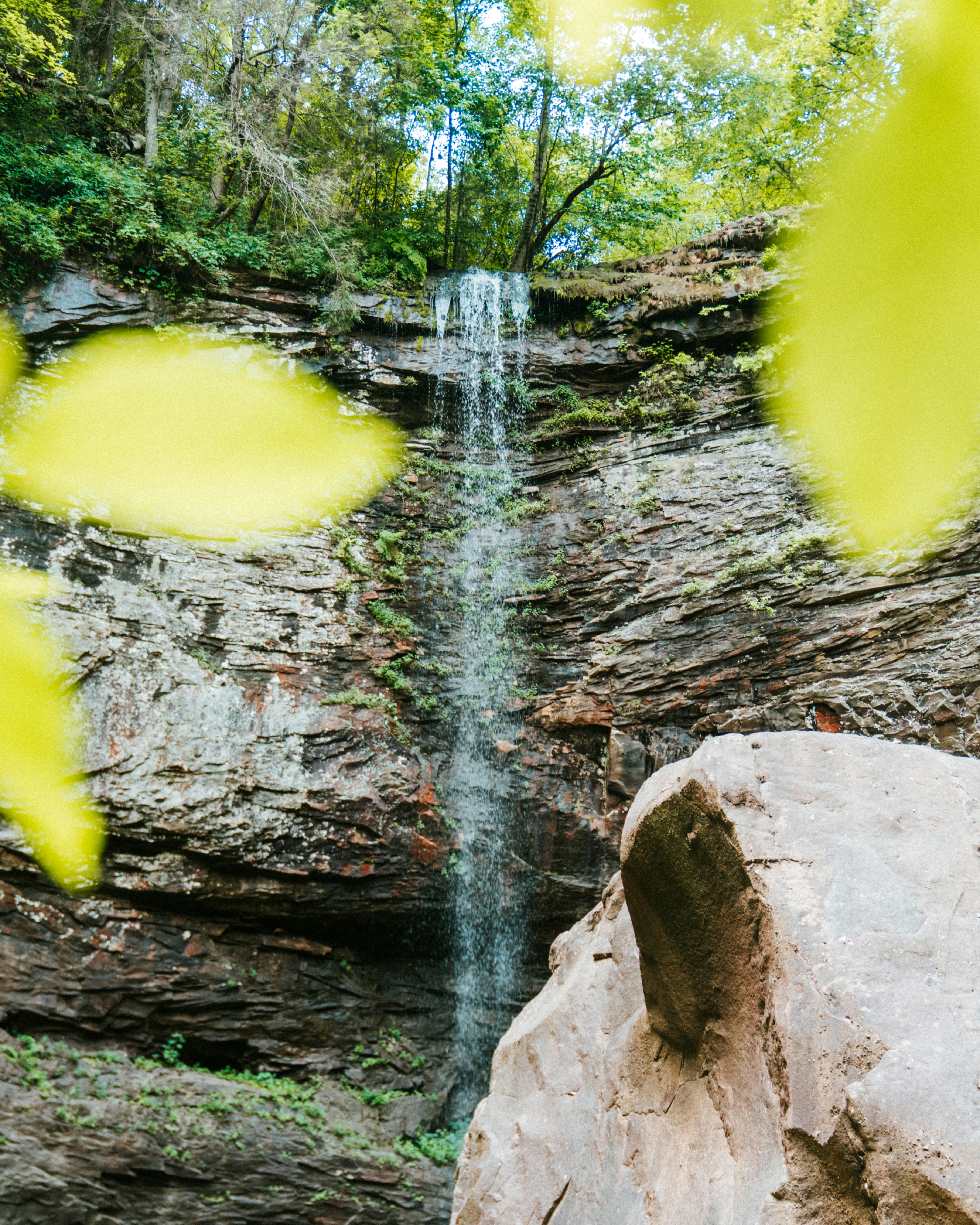 photography of waterfalls during daytime